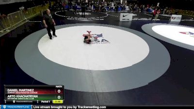 74 lbs Semifinal - Daniel Martinez, Sunkist Kids/Monster Garage vs Arto Khachatryan, Dethrone Wrestling Club