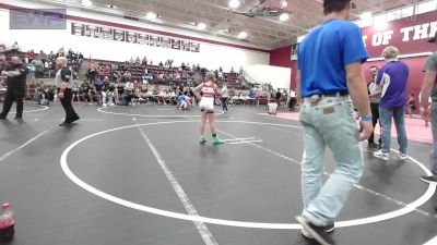 76 lbs Rr Rnd 3 - Grayson Hazen, Woodland Wrestling Club vs Jewels McClendon, Pirate Wrestling Club