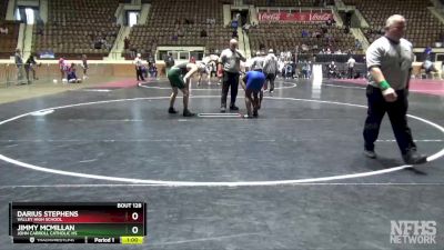 160 lbs Cons. Round 3 - Jimmy McMillan, John Carroll Catholic HS vs Darius Stephens, Valley High School