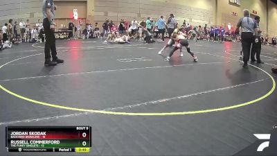 65 lbs Finals (8 Team) - Jordan Skodak, Backyard Brawlers vs Russell Commerford, The Funky Singlets