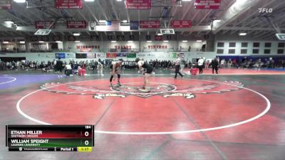 184 lbs Champ. Round 3 - William Speight, Lourdes University vs Ethan Miller, Southern Oregon