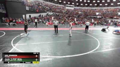 110 lbs Champ. Round 2 - Zahn `Z-Pop` Beal, Askren Wrestling Academy vs Jax Johnson, Pulaski