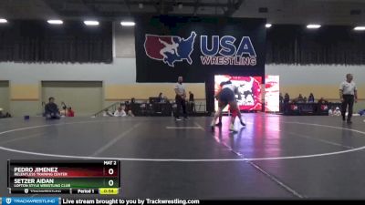 150 lbs Cons. Round 4 - Setzer Aidan, Lofton Style Wrestling Club vs Pedro Jimenez, Relentless Training Center