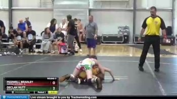 90 lbs Round 3 (4 Team) - Declan Hutt, Death Squad Green vs Maxwell Bradley, Indiana Outlaws