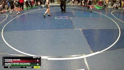 92 lbs Champ. Round 1 - Tucker Holmes, Wasatch WC vs Markus Reyes-Galdamez, WESTLAKE