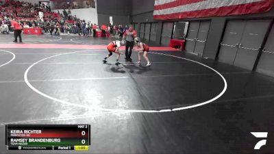 105 lbs Semifinal - Ramsey Brandenburg, Team Nazar vs Keira Richter, Princeton WC