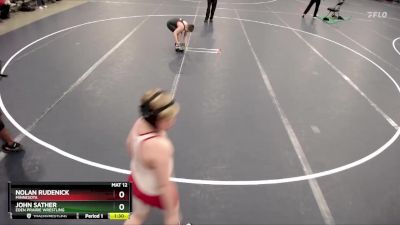 140 lbs Semifinal - John Sather, Eden Prairie Wrestling vs Nolan Rudenick, Minnesota