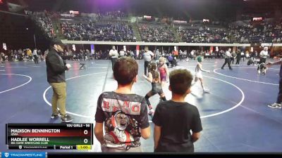 56 lbs Round 3 - Hadlee Worrell, Big Game Wrestling Club vs Madison Bennington, Iowa