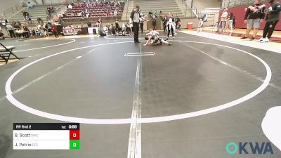 56 lbs Rr Rnd 2 - Bohdi Scott, Salina Wrestling Club vs Jason Rhea Petrie, Chandler Takedown Club