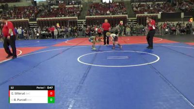 62 lbs Cons. Round 3 - Breilyn Purcell, Billings Wrestling Club vs Cj Sillerud, Glasgow Wrestling Club