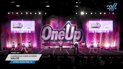Clarksville Cheer Extreme - Valor [2024 L3 Senior Coed - D2 Day 1] 2024 One Up Grand Nationals