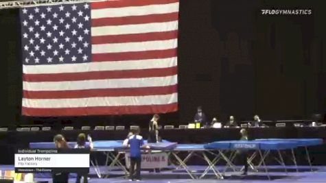 Layton Horner - Individual Trampoline, Flip Factory - 2021 USA Gymnastics Championships