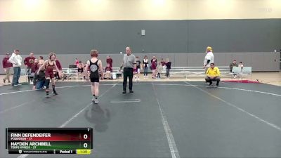 84 lbs Round 1 (6 Team) - Finn Defendeifer, Poquoson vs Hayden Archbell, Terps Xpress