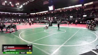 65 lbs Quarterfinal - Jett Jaggers, CPWA vs Mason Barnes, DWC3