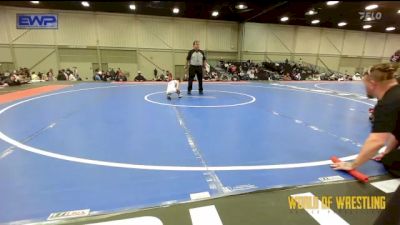 46 lbs Rr Rnd 3 - Zane Enriquez, Takedown Elite 9u vs Hudson Waag, Oklahoma Elite 9U