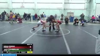 130 lbs Round 3 (8 Team) - Jack Chamberlain, NCWAY vs Adan Cedeno, Rednose
