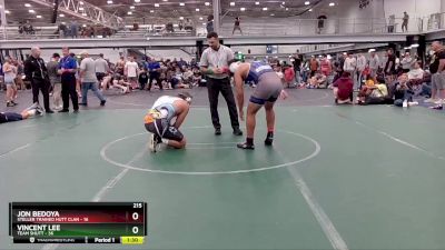 215 lbs Semis (4 Team) - Vincent Lee, Team Shutt vs Jon Bedoya, Steller Trained Hutt Clan