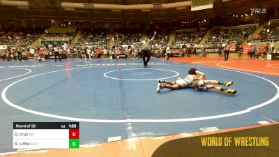 61 lbs Round Of 32 - Orlando Cruz, RedWave Wrestling vs Ryder Little, Southern Illinois Bulldogs Wrestling Club