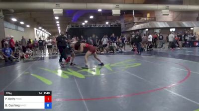 65 kg Rnd Of 64 - Paul Kelly, Poway High School Wrestling vs Blake Cushing, Nebraska Wrestling Training Center