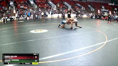 140 lbs Champ. Round 1 - Owen Miller, Grand Blanc vs Arash Yazdani, Minion TC