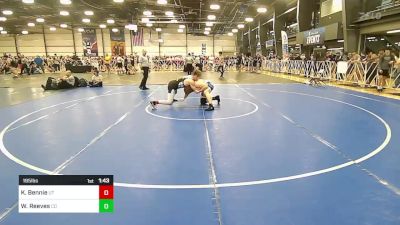 195 lbs Round Of 16 - Kael Bennie, UT vs Wesley Reeves, CO