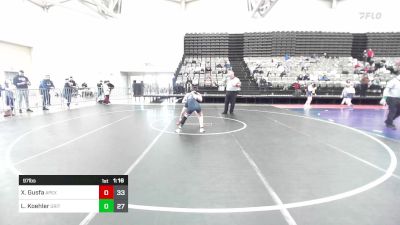 97 lbs Rr Rnd 4 - Xavier Gusfa, Apex Elementary vs Lucas Koehler, Grit Mat Club