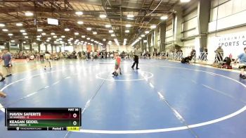 56 lbs Rd# 5- 3:45pm Friday Final Pool - Keagan Seidel, Minion Green vs Maven Saferite, VA Hammers