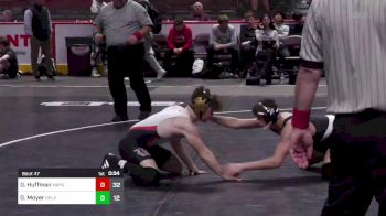 139 lbs Consy Rd Ii - Daniel Huffman, Waynesburg Central vs Dom Moyer, Delaware Valley