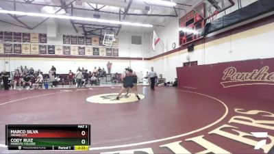 285 lbs Cons. Semi - Cody Ruiz, Modesto College vs Marco Silva, Fresno City