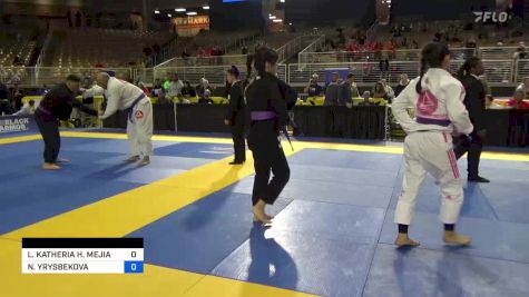LORRAINE KATHERIA H. MEJIAS vs NARGIZA YRYSBEKOVA 2024 Pan Jiu Jitsu IBJJF Championship