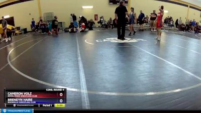 132 lbs Cons. Round 4 - Cameron Volz, Royal Pride Wrestling Club vs Brendyn Haire, Boonville Wrestling Club