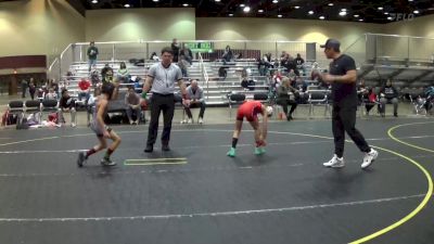 70 lbs Round 2 (4 Team) - Brody Gustin, Lowell WC vs Oscar Obregon, Indiana Outlaws