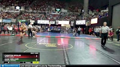 AA - 120 lbs Semifinal - Cashton Spolar, Helena Capital vs Kade Wallace, Missoula Sentinel