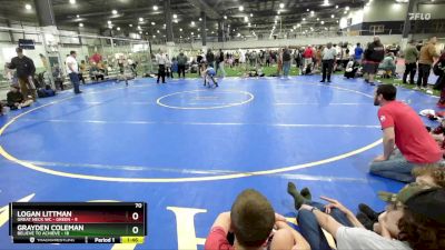 70 lbs Finals (2 Team) - Grayden Coleman, BELIEVE TO ACHIEVE vs Logan Littman, GREAT NECK WC - GREEN