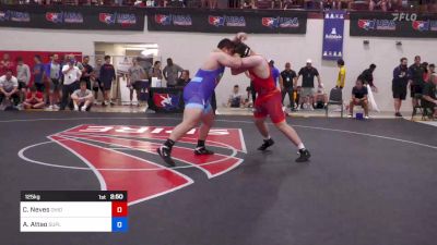 125 kg Semifinal - Carter Neves, Ohio vs Aden Attao, Suples Wrestling Club