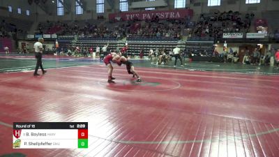 133 lbs Round Of 16 - Beau Bayless, Harvard vs Patrick Shellpfeffer, George Mason