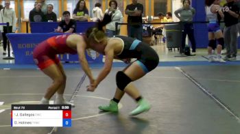 53 lbs Cons. Round 2 - Jaslynn Gallegos, Cardinal Wrestling Club vs Dianna Holmes, Team Tornado Wrestling Club