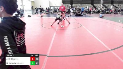 93 lbs Rr Rnd 7 - Jayden DeAngelis-Dilea, Pride Wrestling vs Nicholas Katsigiannis, M2TC Red