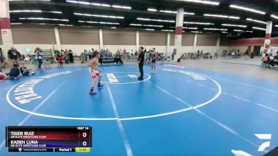 98 lbs Round 3 - Tiger Ruiz, NB Elite Wrestling Club vs Kaden Luna, NB Elite Wrestling Club