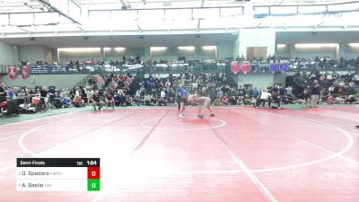 138 lbs Semifinal - Dominick Spadaro, Fairfield Warde vs Anthony Basile, Xavier