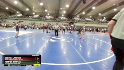 80 lbs Semifinal - Kemper Thomas, Victory Wrestling-AAA vs Colton Larimer, Bronco Wrestling Club-AAA