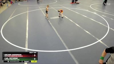 Semifinal - Cael Decheine, Andover Wrestling Club vs Archer Anderson, Owatonna Wrestling Academy