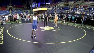 160 lbs Rnd Of 64 - Isaac Clauson, Illinois vs Oren Frieson, California