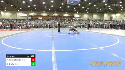 100 lbs Consi Of 4 - Maliah Poueu Ramos, Outlaw Wrestling Club vs Sapphire Shafer, Threshold