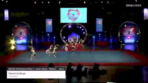 Deland Bulldogs - Youth Cheer [2021 Sideline Performance Cheer 1 - Junior Varsity - Medium Day 3] 2021 Pop Warner National Cheer & Dance Championship