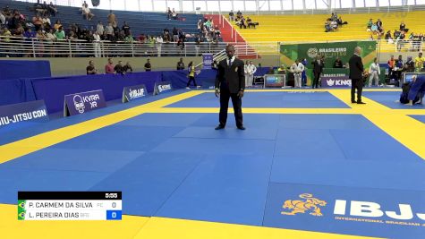 PALOMA CARMEM DA SILVA CARVALHO vs LOHANY PEREIRA DIAS 2024 Brasileiro Jiu-Jitsu IBJJF