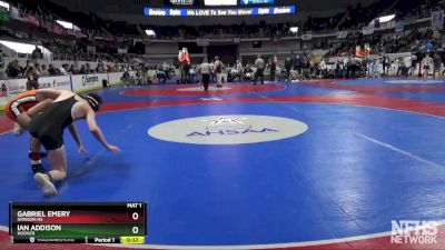 7A 152 lbs Cons. Semi - Gabriel Emery, Grissom Hs vs Ian Addison, Hoover