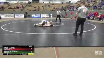 132 lbs Quarterfinals (8 Team) - Arlo Laxton, Cleveland vs Kenneth O`Neal, Nolensville
