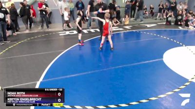 53 lbs Rr1 - Keeton Engelbrecht, Mid Valley Wrestling Club vs Noah Roth, Anchor Kings Wrestling Club