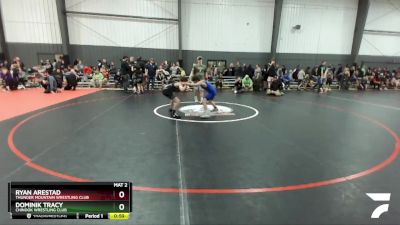 86 lbs Round 2 - Dominik Tracy, Chinook Wrestling Club vs Ryan Arestad, Thunder Mountain Wrestling Club